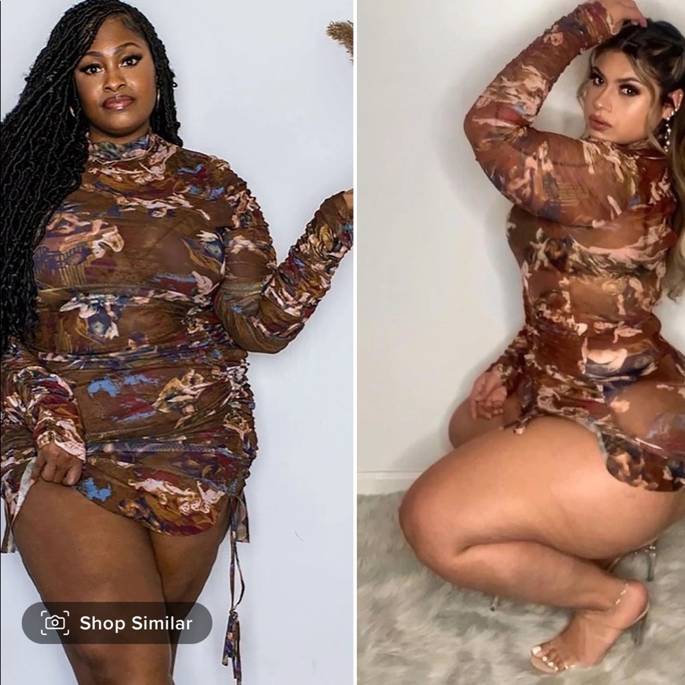 Never born sheer brand-new fashion nova dress